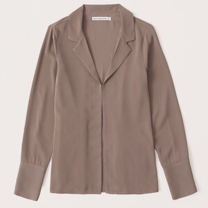 Abercrombie & Fitch Brown Blouse